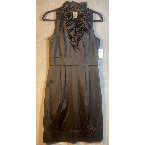 Taylor Nordstrom‎ Black Shimmery Little Black Dress Wedding Party Women’s Size 8 - Picture 3 of 10